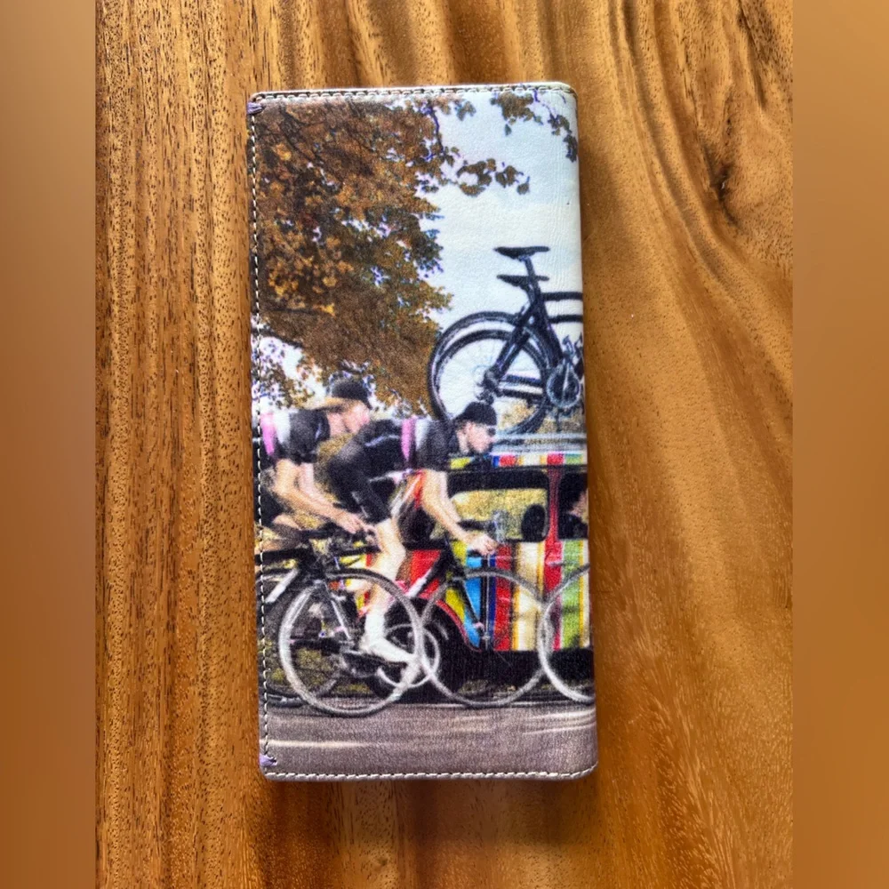 Paul Smith Cycling Wallet. Genuine leather made in Italy